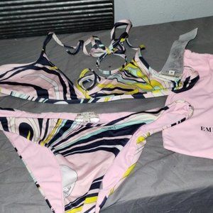 Emilio Pucci Print Bikini Swimsuit